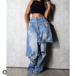 Unique Distressed Jeans